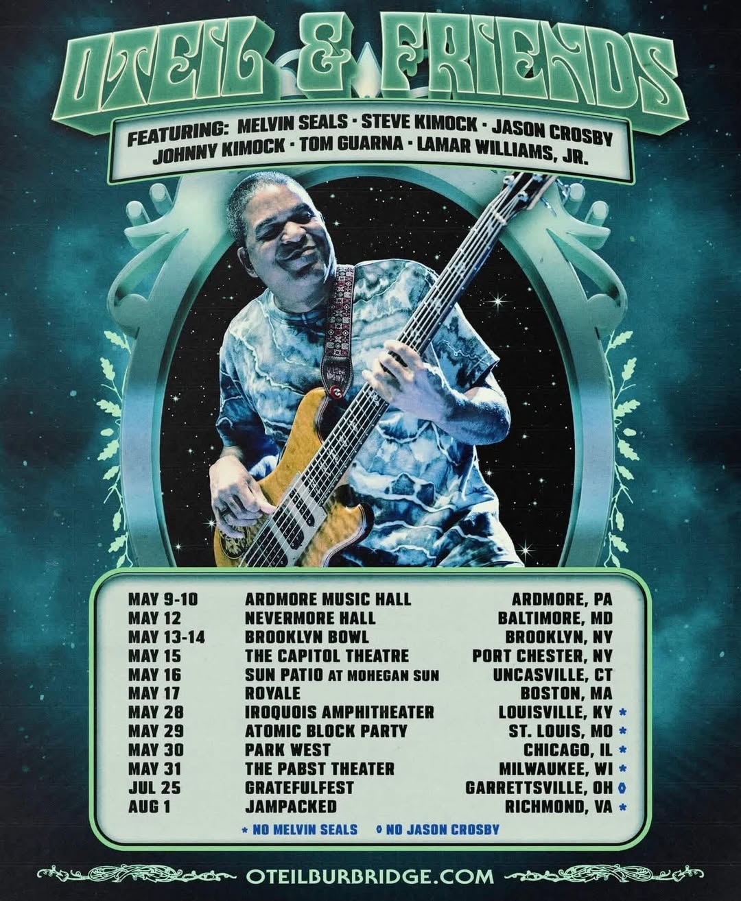 Steve Kimock All You Need Is George Tour Poster 2026